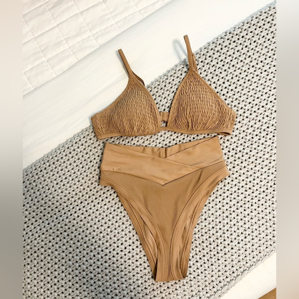 Aerie Tan Bikini Set